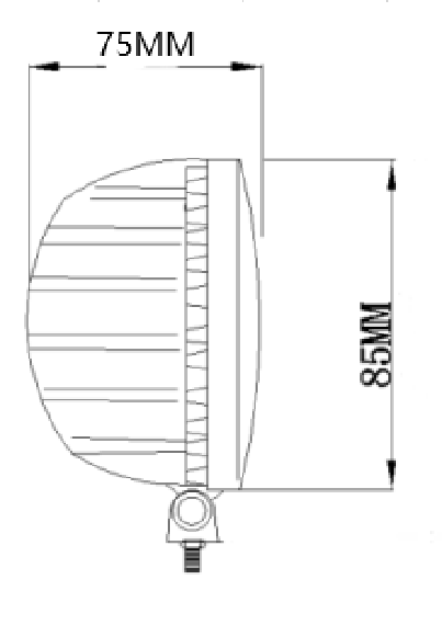 LED red beam/(DC10V~80V)30W /래드빔/지게차 레드라인 안전라이트