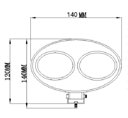 LED red beam/(DC10V~80V)30W /래드빔/지게차 레드라인 안전라이트